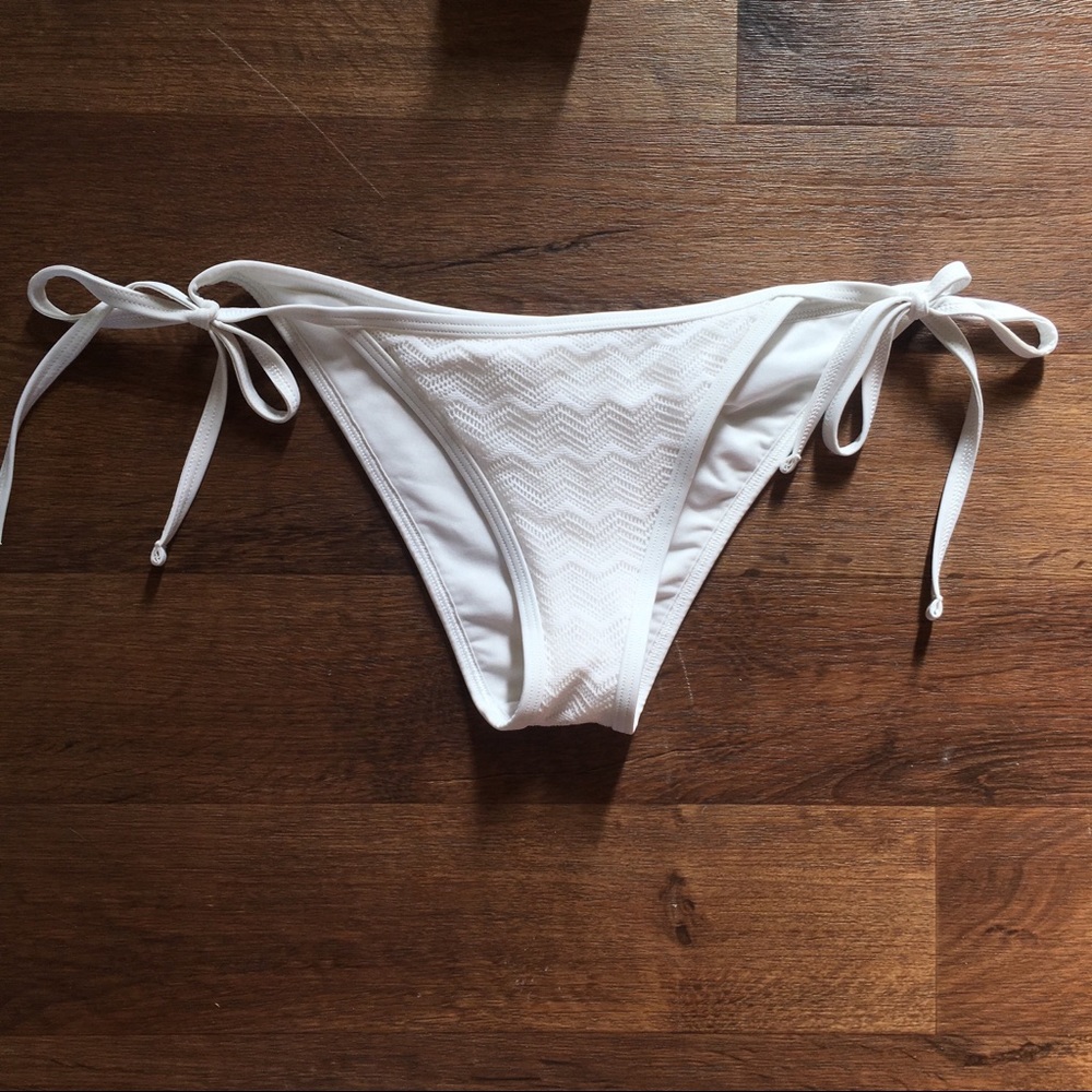 Aerie White Bikini Bottoms